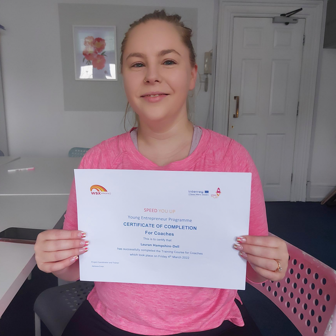 Certificate of completion