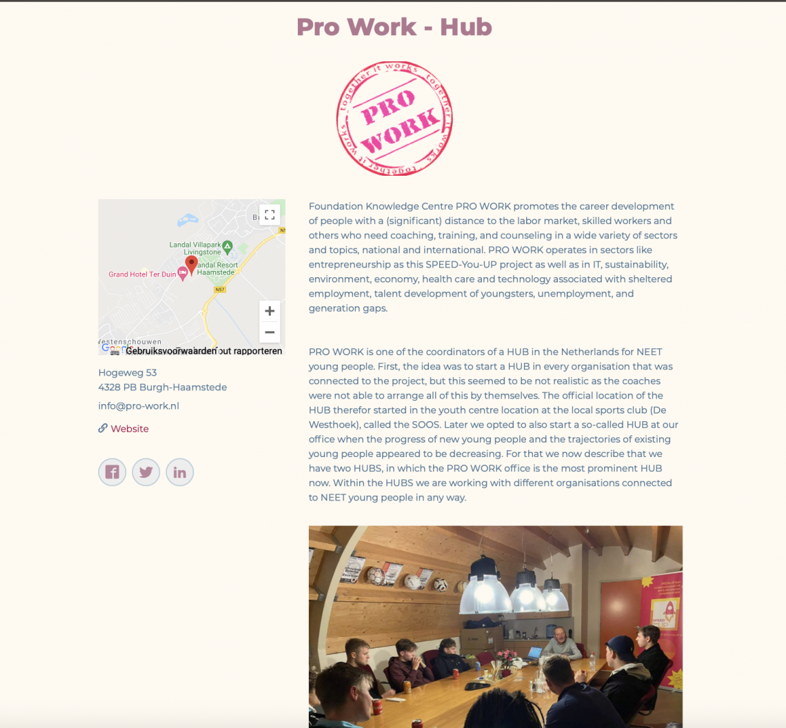 Pro Work's page