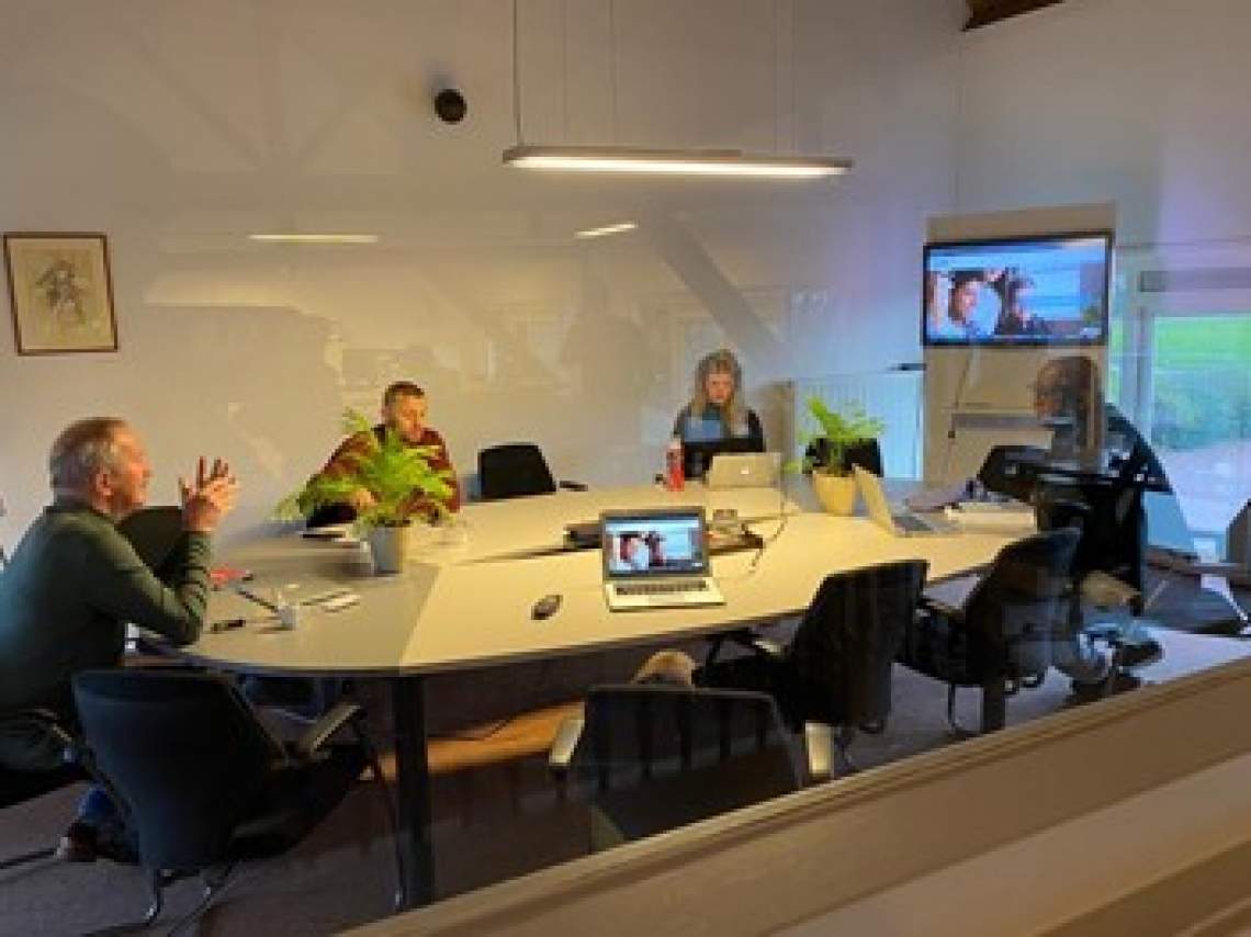 People in a room