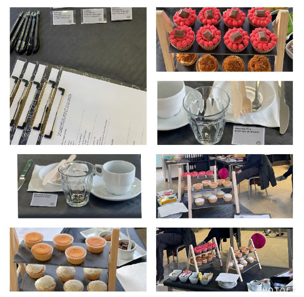 array of food images